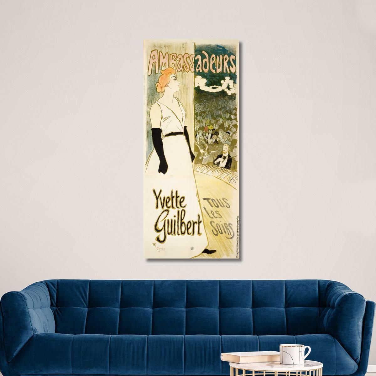 Yvette Guilbert Théophile Alexandre Steinlen tas58 canvas print 