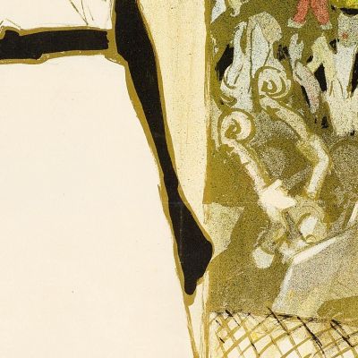 Yvette Guilbert Théophile Alexandre Steinlen tas58 canvas print