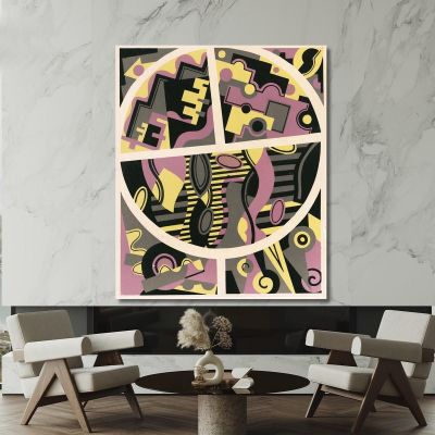 Decors And Colors Collection Pl.06 Georges Valmier gvl7 canvas print 