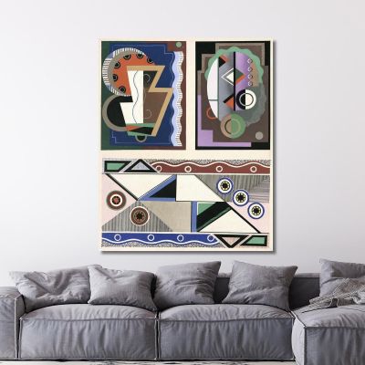 Decors And Colors Collection Pl.07 Georges Valmier gvl8 canvas print 