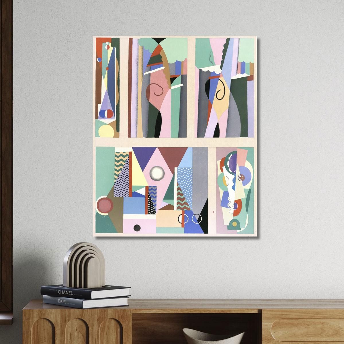 Decors And Colors Collection Pl.09 Georges Valmier gvl10 canvas print 