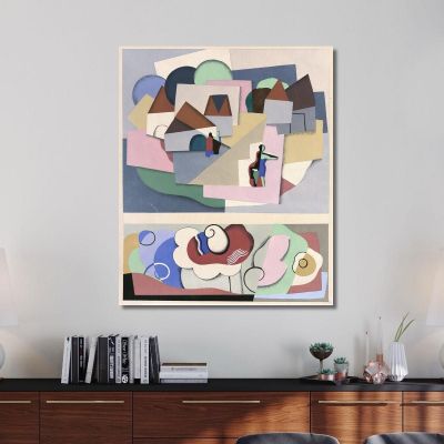 Decors And Colors Collection Pl.11 Georges Valmier gvl12 canvas print 