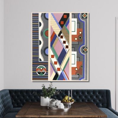 Decors And Colors Collection Pl.19 Georges Valmier gvl20 canvas print 