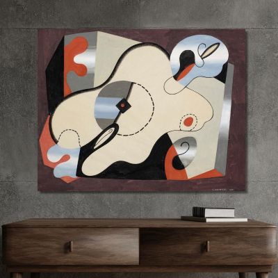 Abstract Composition Reclining Woman Georges Valmier gvl26 canvas print 
