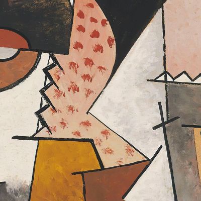 Composition In Newspaper Georges Valmier gvl27 canvas print