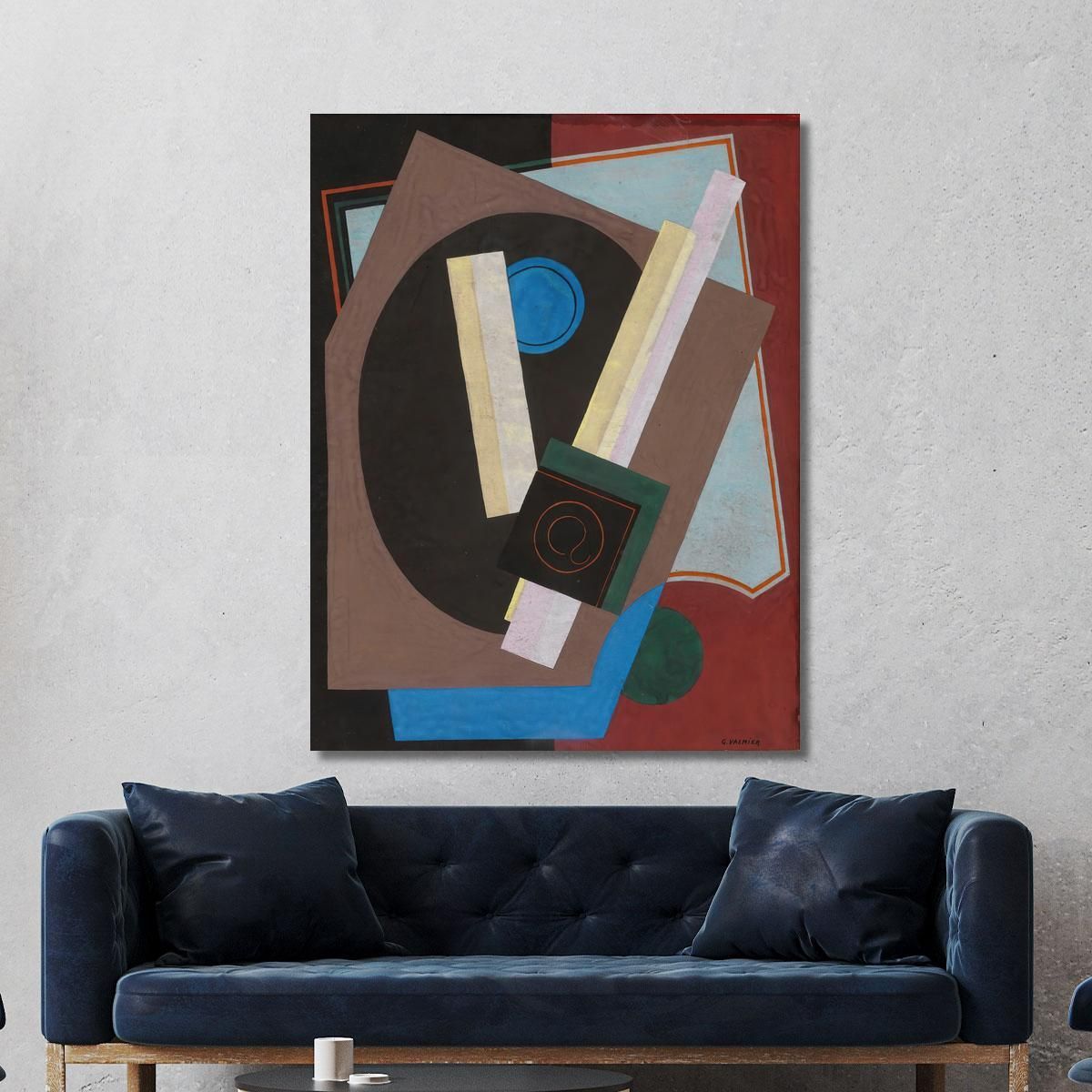 Decorative Motif Composition Georges Valmier gvl30 canvas print 
