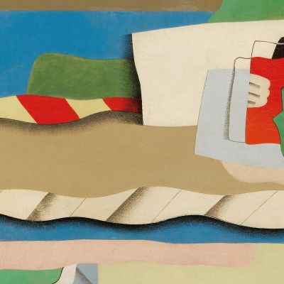 Little Girl Lying Down Georges Valmier gvl34 canvas print