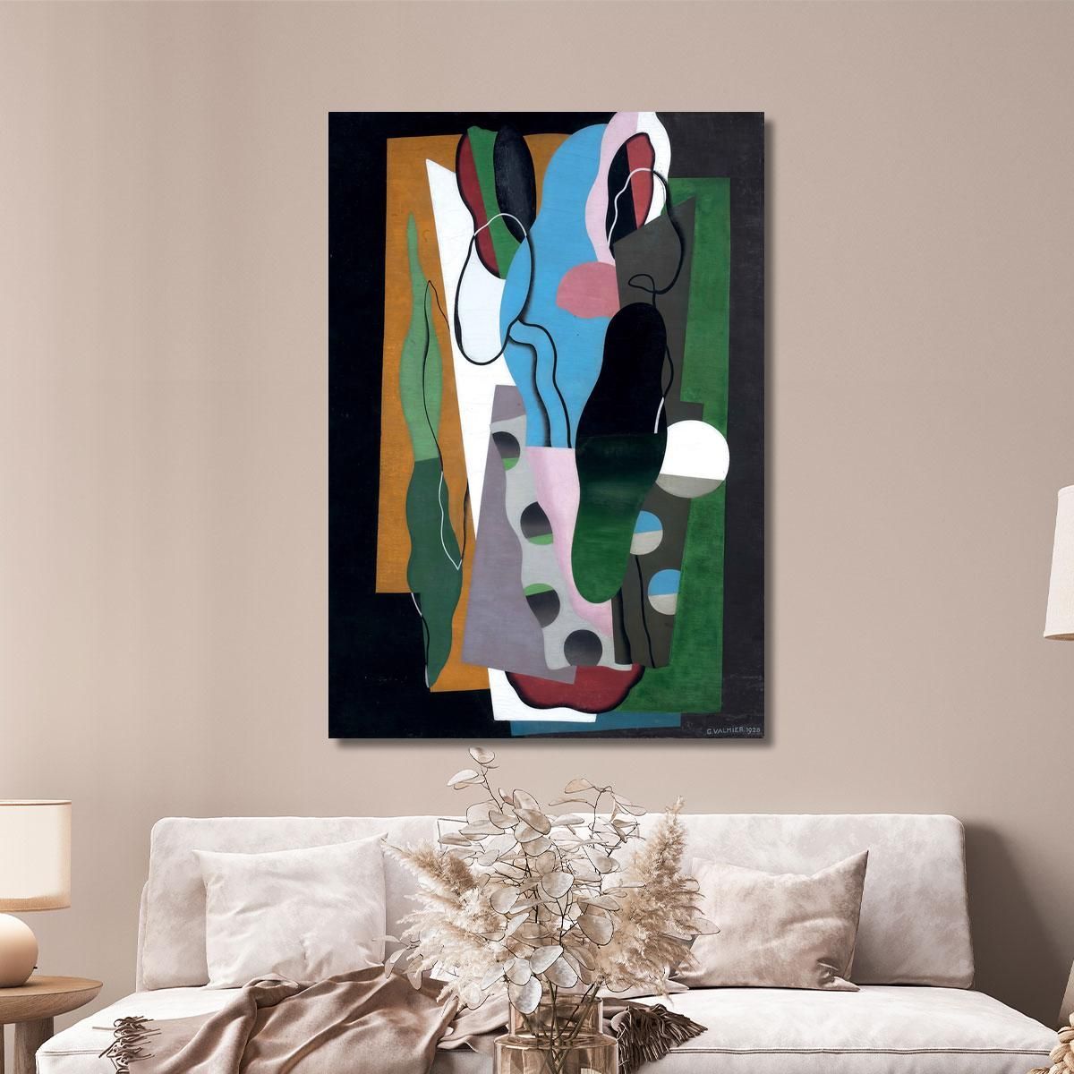 Les Tulipes The Tulips Georges Valmier gvl48 canvas print 