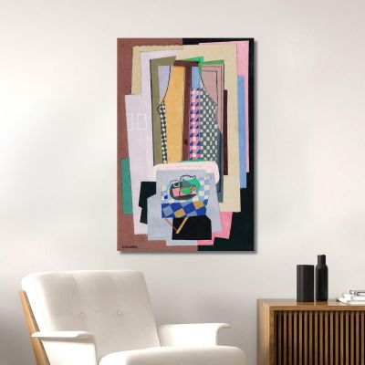 Still Life In Front Of The Window 2 Georges Valmier gvl54 canvas print 
