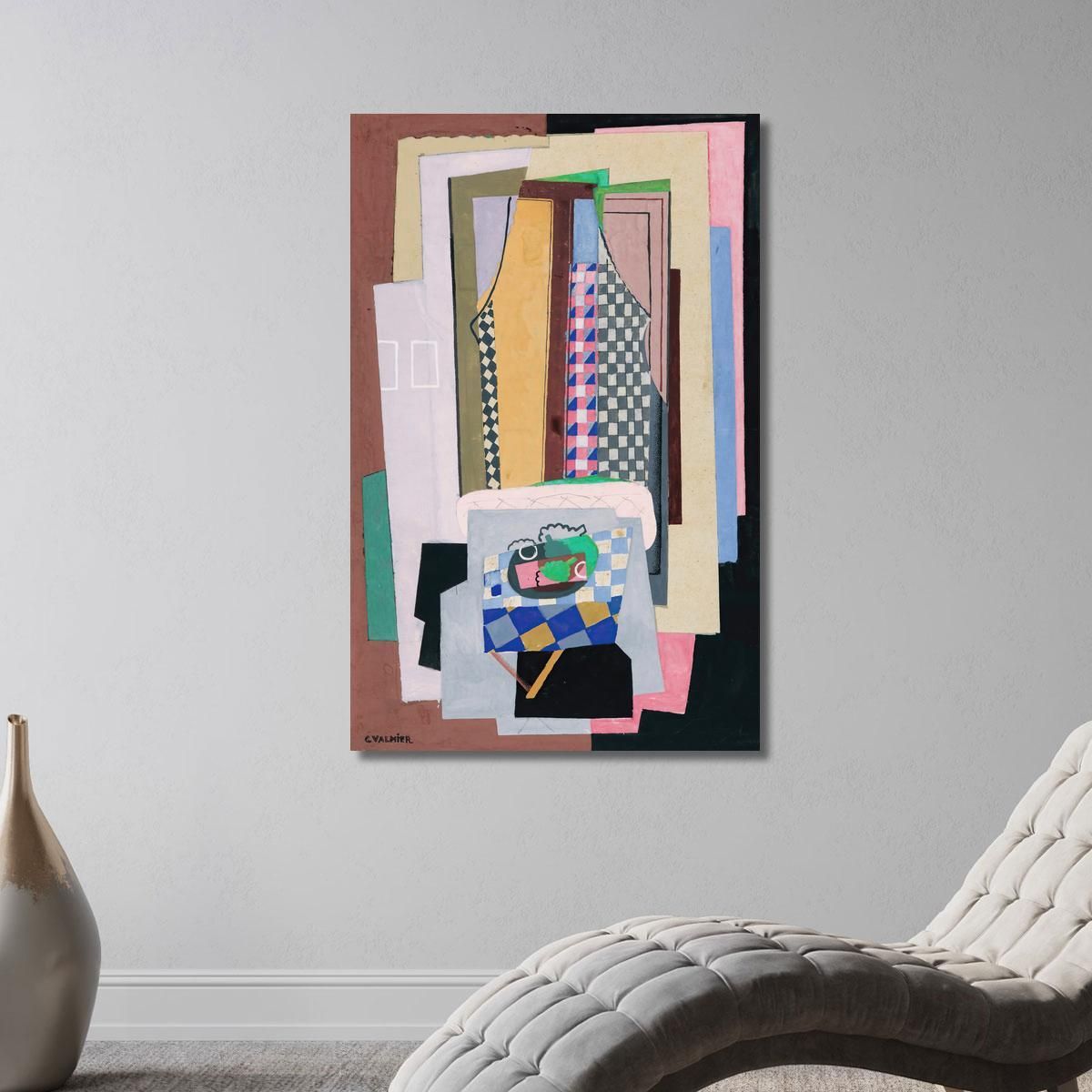 Still Life In Front Of The Window 2 Georges Valmier gvl54 canvas print 