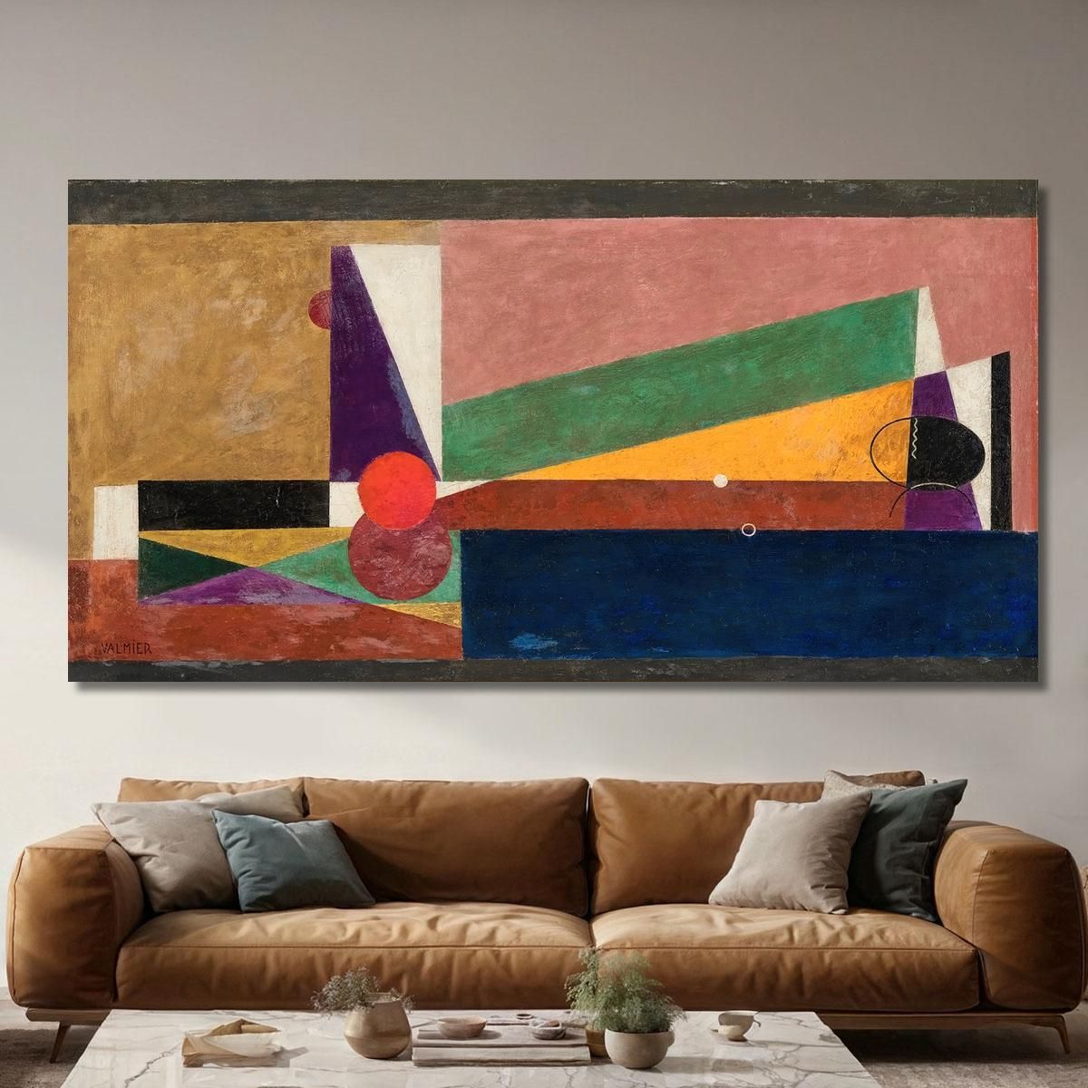 Lying Character Georges Valmier gvl59 canvas print 