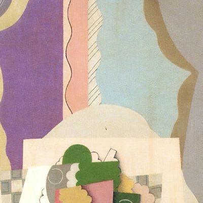 Still Life In Front Of The Window Georges Valmier gvl65 canvas print