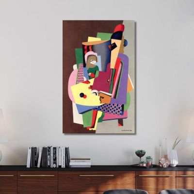 The Piano Lesson Georges Valmier gvl68 canvas print 