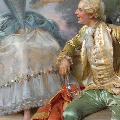 Angling For A Good Catch Cesare Auguste Detti cad7 canvas print