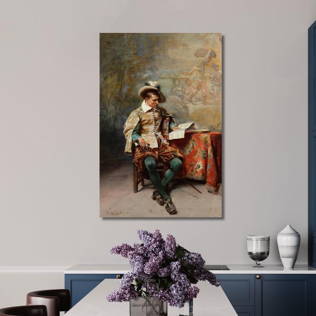 Far Away Thoughts Cesare Auguste Detti cad9 canvas print 