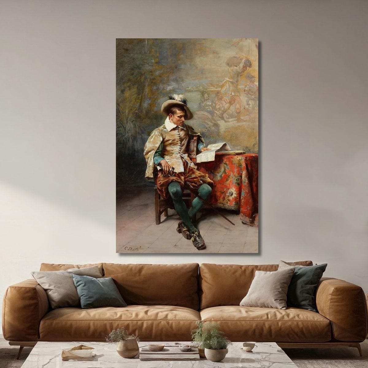 Far Away Thoughts Cesare Auguste Detti cad9 canvas print 