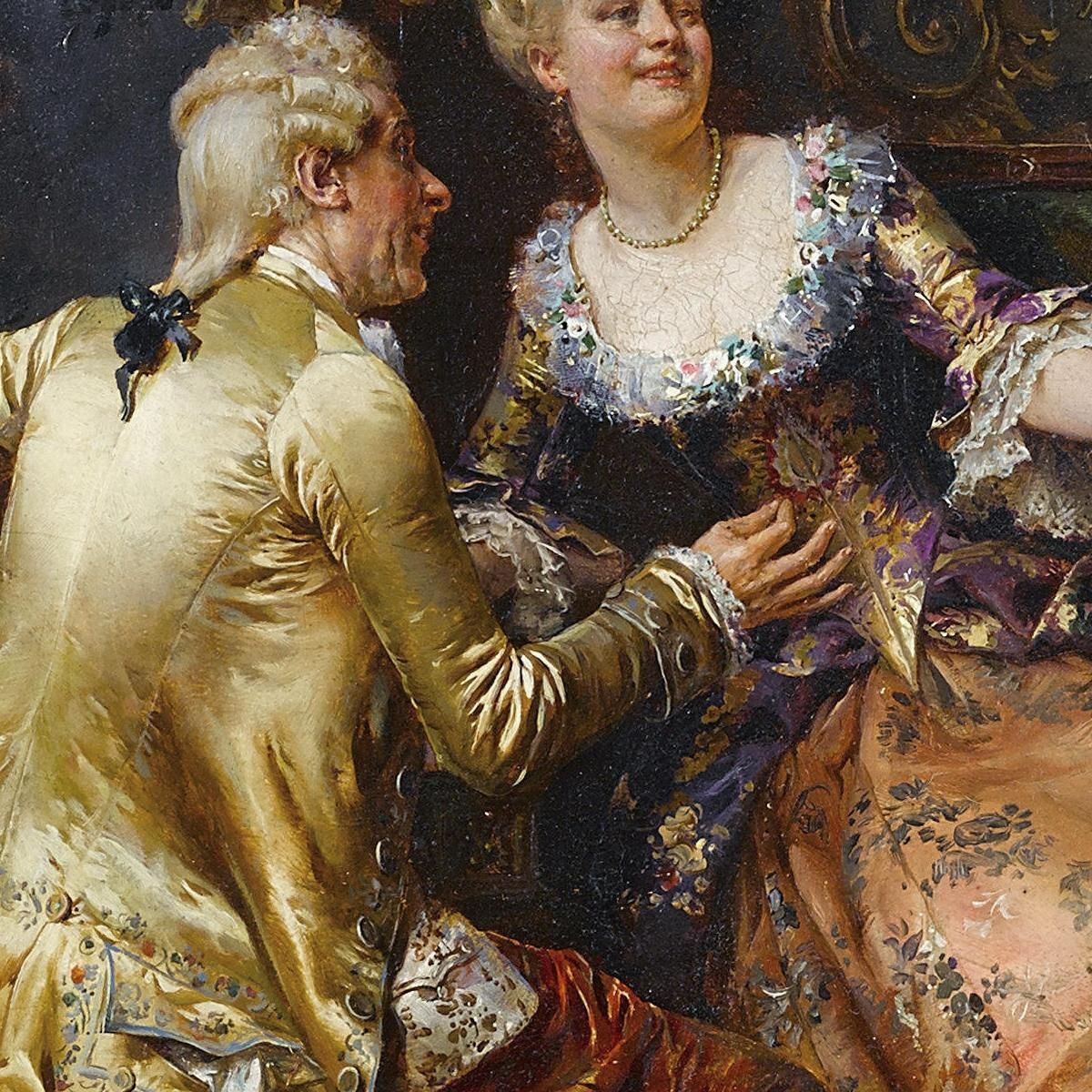 Her Drawing Master'S Critique Cesare Auguste Detti cad11 canvas print