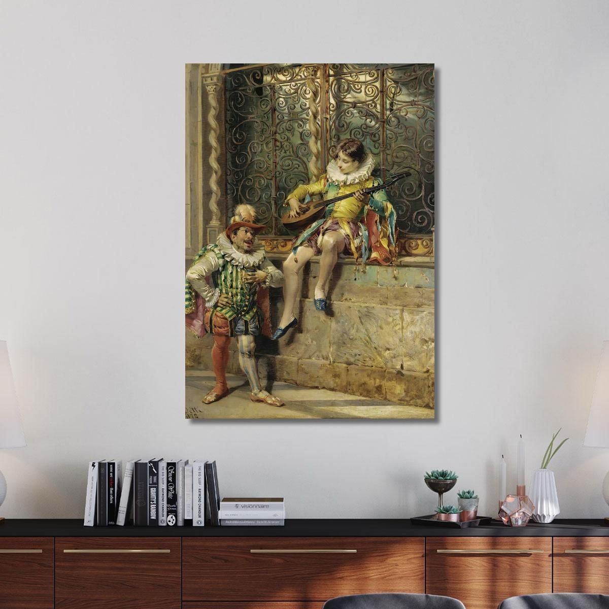 The Musicians Cesare Auguste Detti cad22 canvas print 