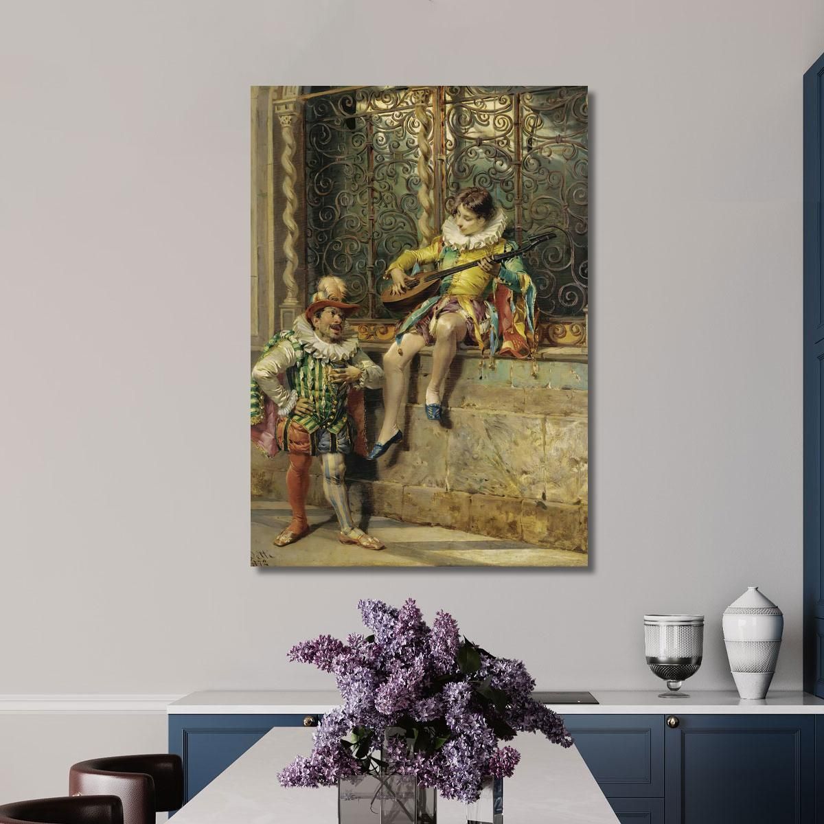The Musicians Cesare Auguste Detti cad22 canvas print 