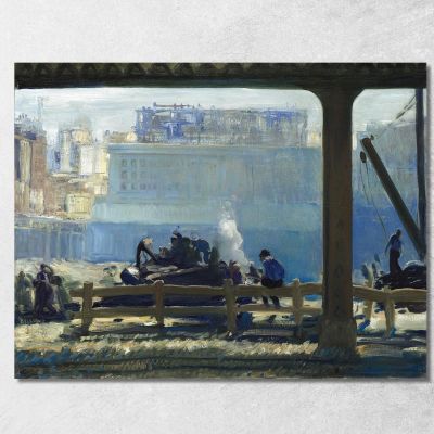 Blue Morning George Wesley Bellows gwb5 canvas print 