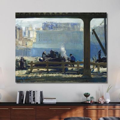 Blue Morning George Wesley Bellows gwb5 canvas print 