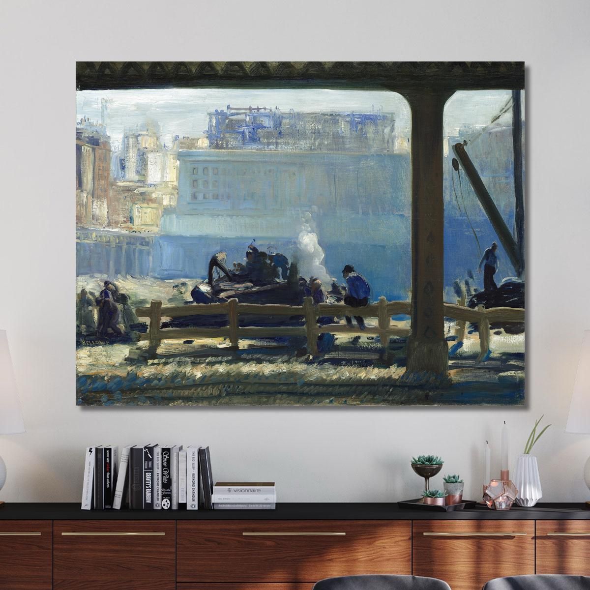 Blue Morning George Wesley Bellows gwb5 canvas print 
