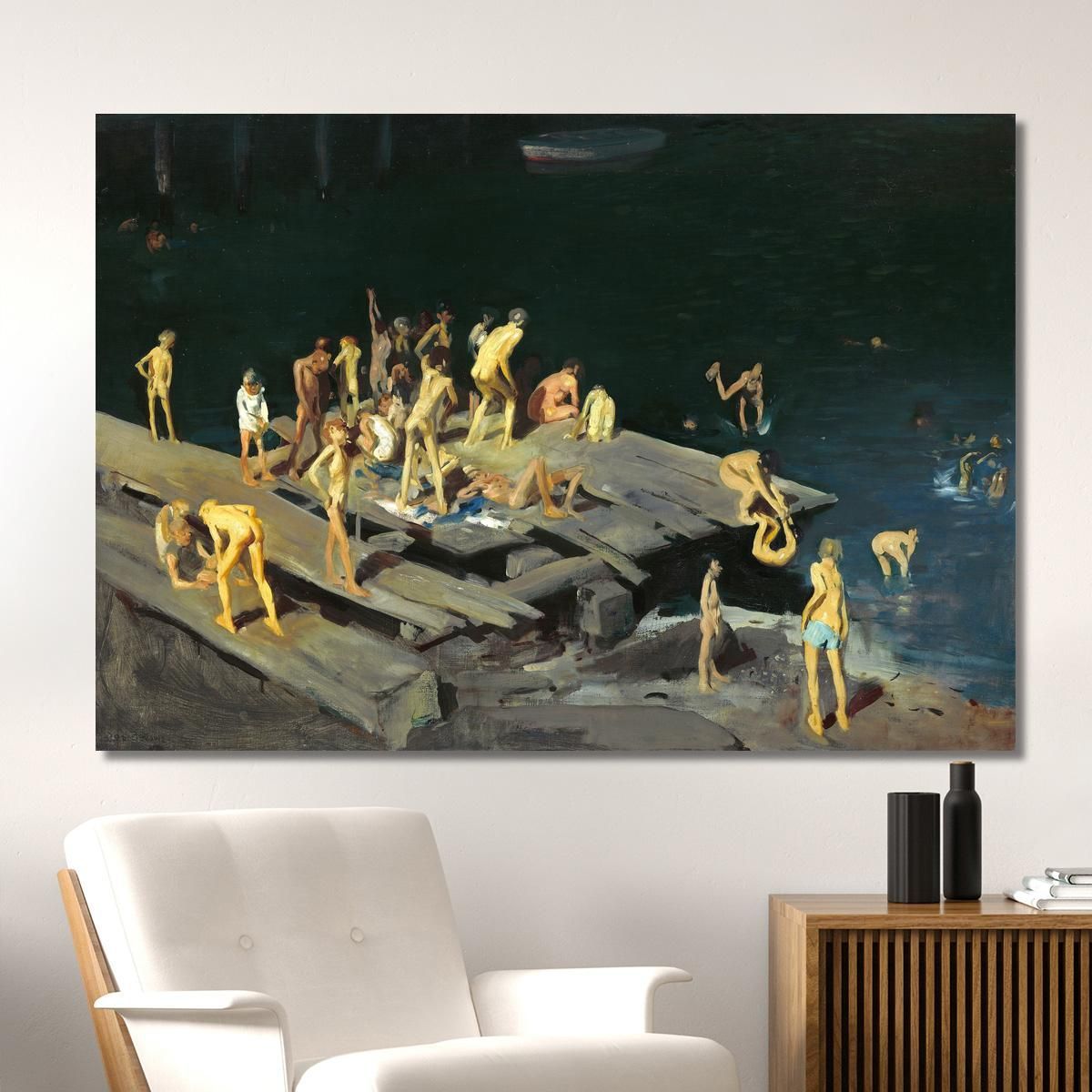 Forty-Two Kids George Wesley Bellows gwb20 canvas print 