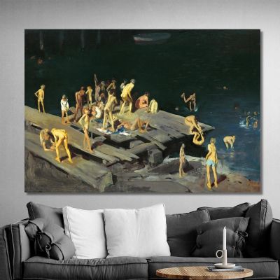 Forty-Two Kids George Wesley Bellows gwb20 canvas print 