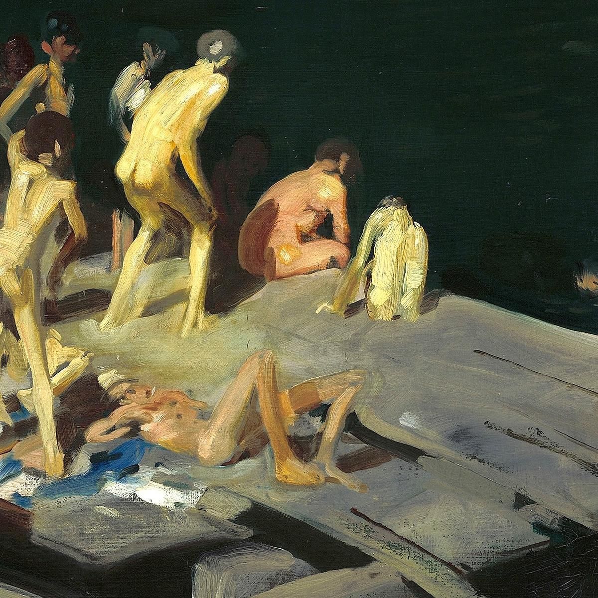 Forty-Two Kids George Wesley Bellows gwb20 canvas print