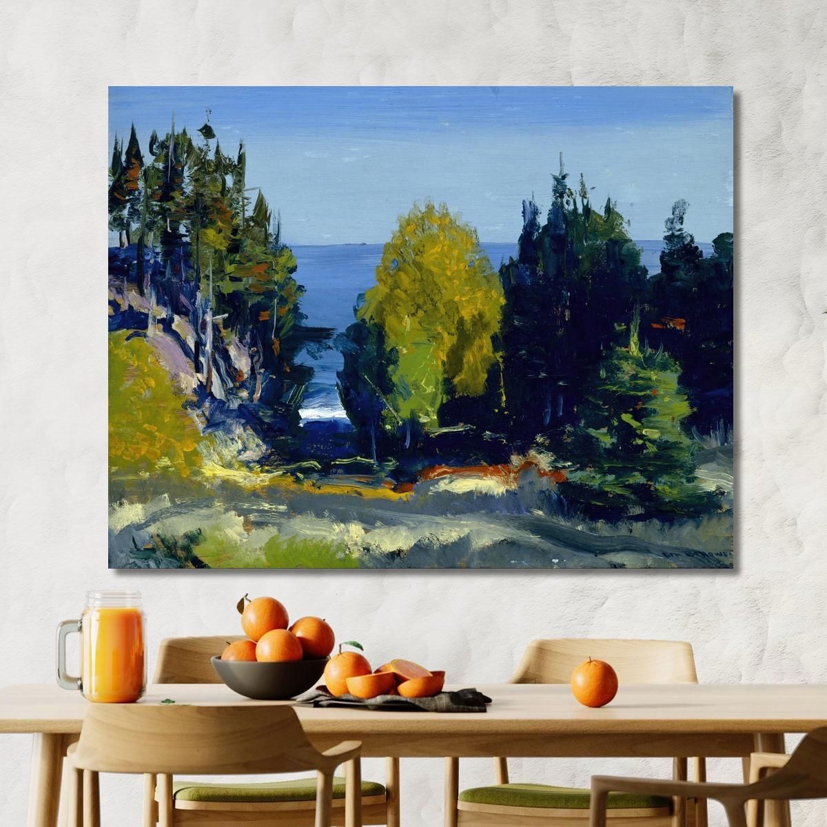 The Grove Monhegan George Wesley Bellows gwb63 canvas print 