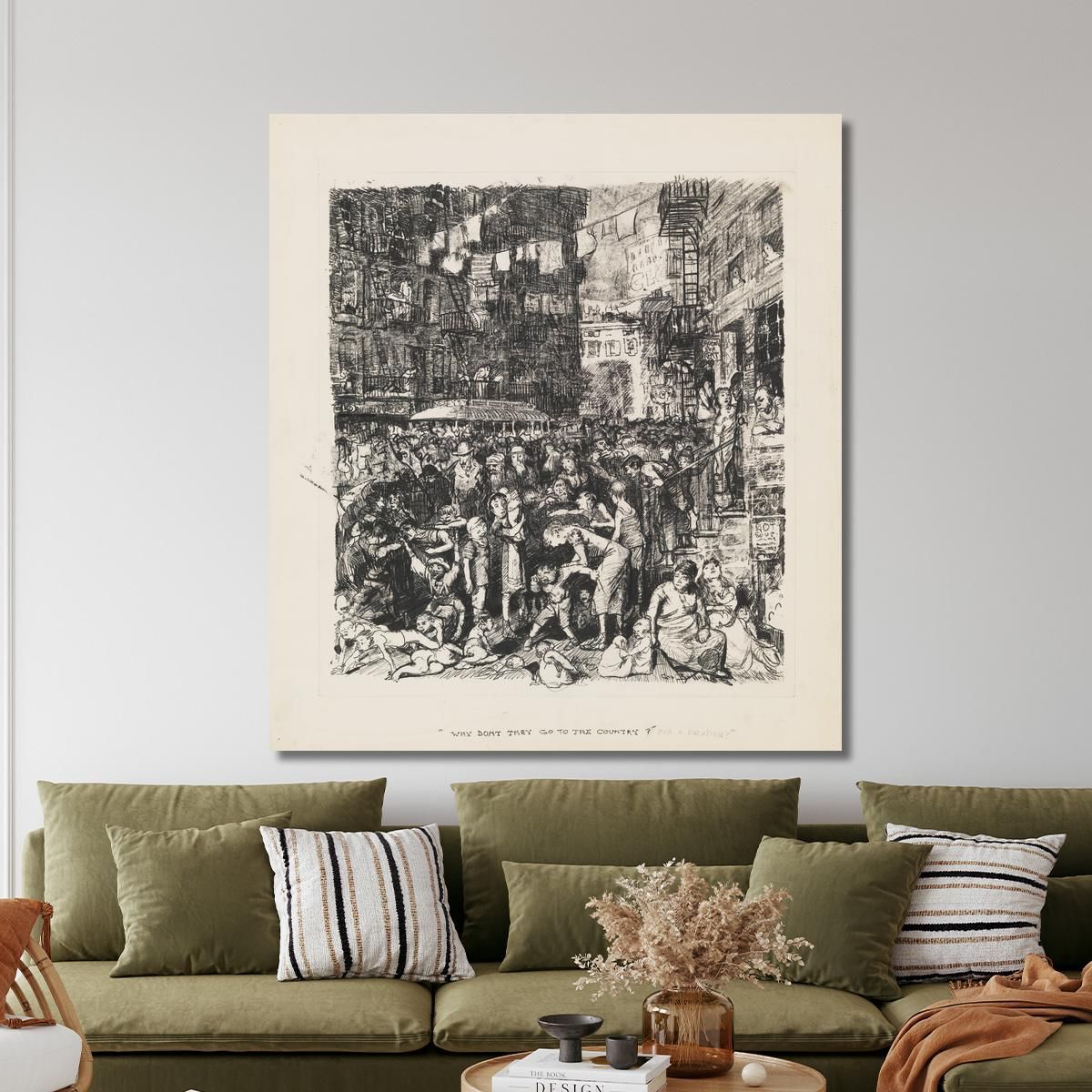 Why Don'T They Go To The Country For Vacation George Wesley Bellows gwb79 canvas print 