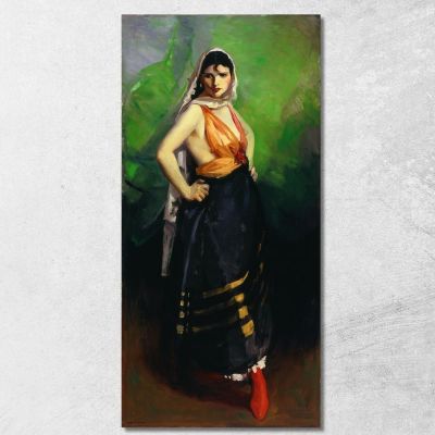 Betalo Rubino Dramatic Dancer Robert Henri rhn3 canvas print 