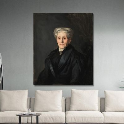 Elizabeth Virginia Lanning Bradner Smith Mrs. George Cotton Smith Robert Henri rhn19 canvas print  Elizabeth Virginia Lanning Bradner Smith Mrs. George Cotton Smith Robert Henri rhn19 canvas print