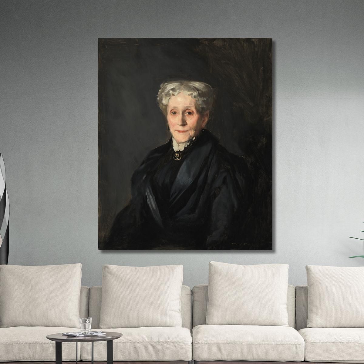 Elizabeth Virginia Lanning Bradner Smith Mrs. George Cotton Smith Robert Henri rhn19 canvas print