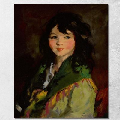 Francine Lovey' Robert Henri rhn21 canvas print 