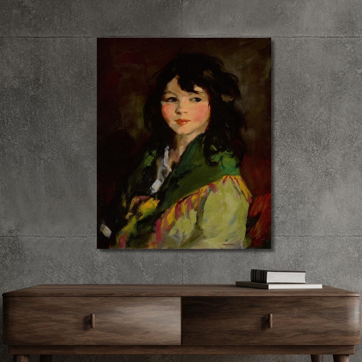 Francine Lovey' Robert Henri rhn21 canvas print 