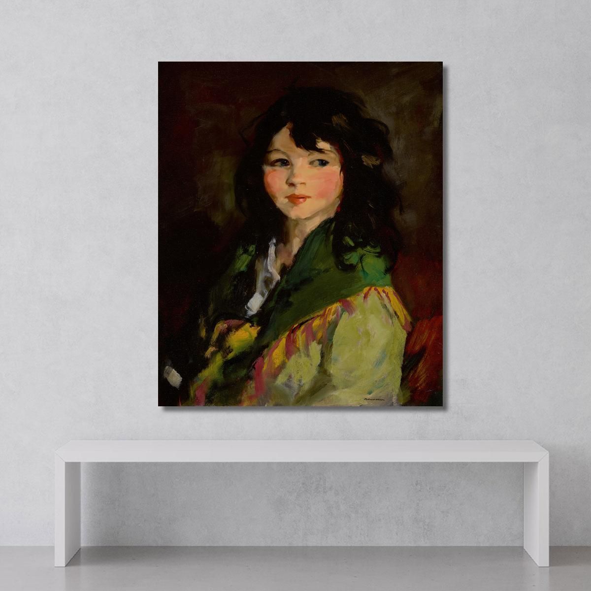 Francine Lovey' Robert Henri rhn21 canvas print 