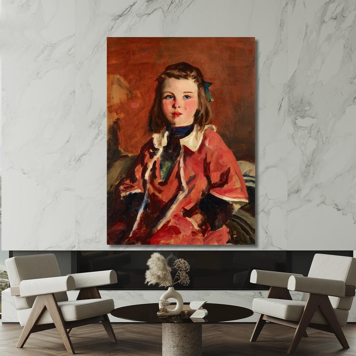 Irish Girl Robert Henri rhn30 canvas print 