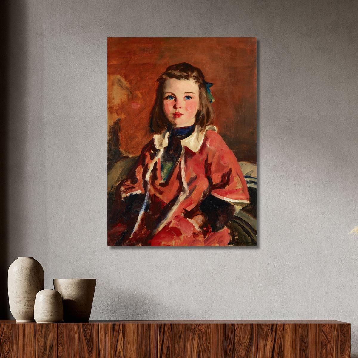 Irish Girl Robert Henri rhn30 canvas print 