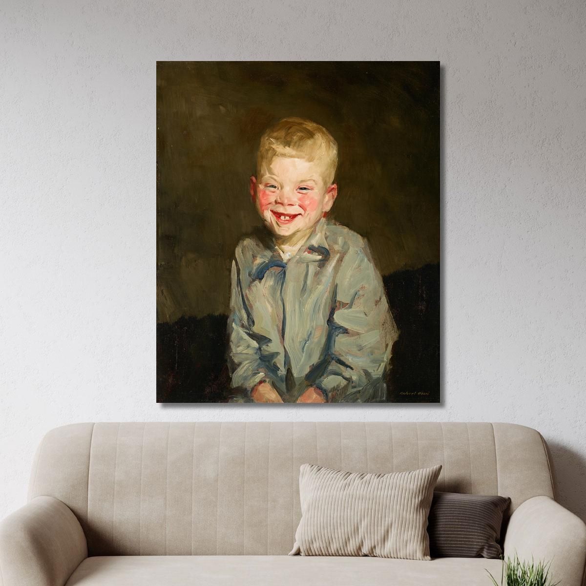 Laughing Boy Robert Henri rhn34 canvas print 