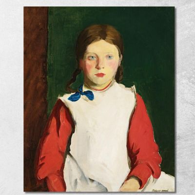 Little Irish Girl Robert Henri rhn36 canvas print 