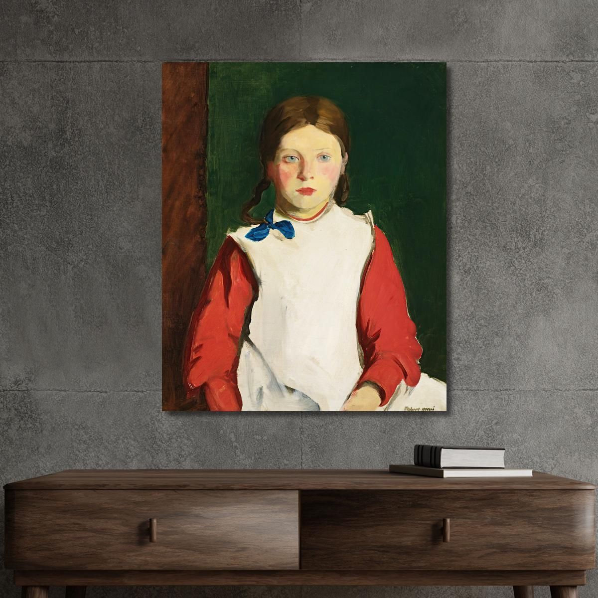 Little Irish Girl Robert Henri rhn36 canvas print 