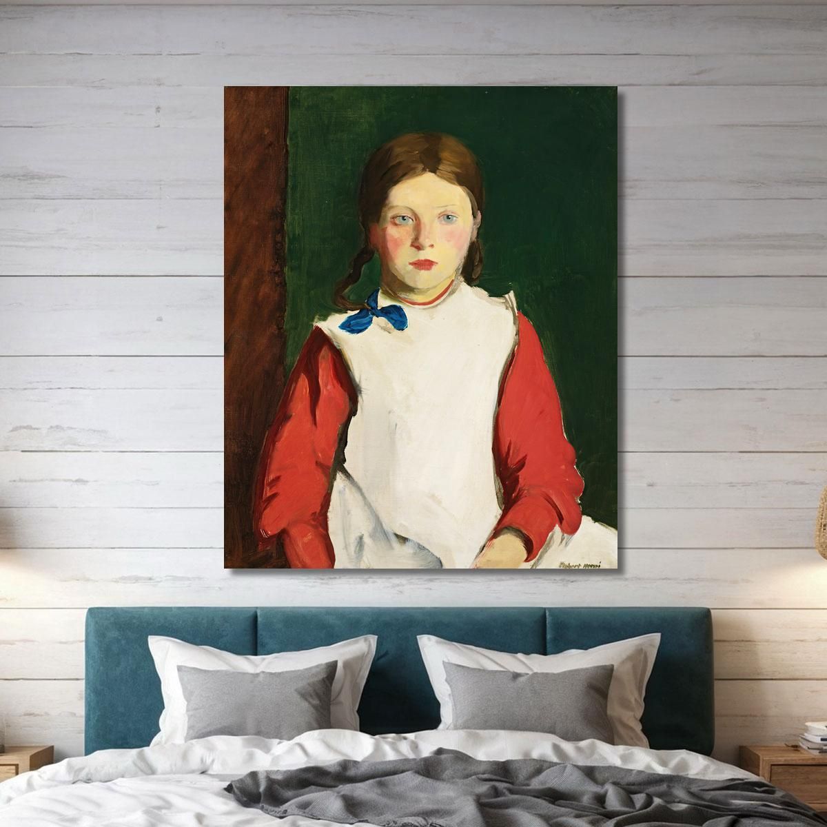 Little Irish Girl Robert Henri rhn36 canvas print 