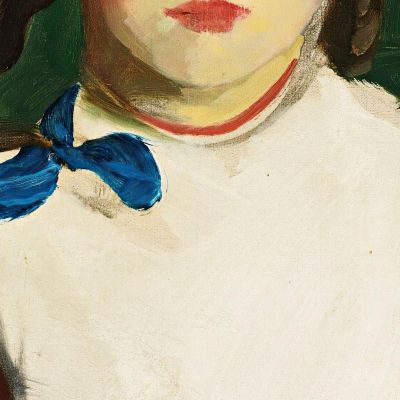 Little Irish Girl Robert Henri rhn36 canvas print