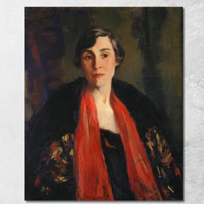 Mary Fanton Roberts Robert Henri rhn43 canvas print 