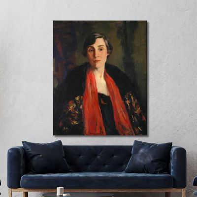 Mary Fanton Roberts Robert Henri, rhn43 canvas print
