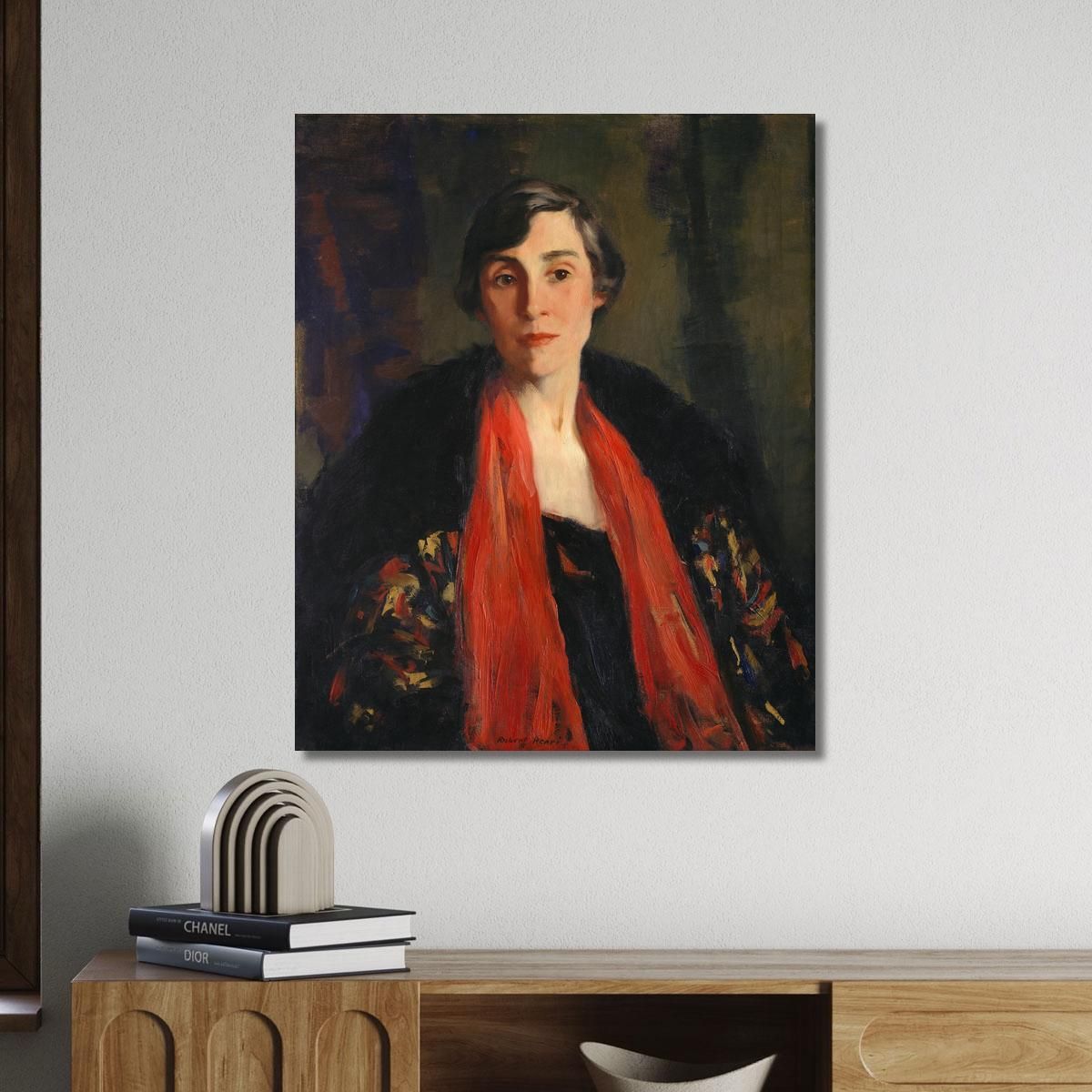Mary Fanton Roberts Robert Henri rhn43 canvas print 