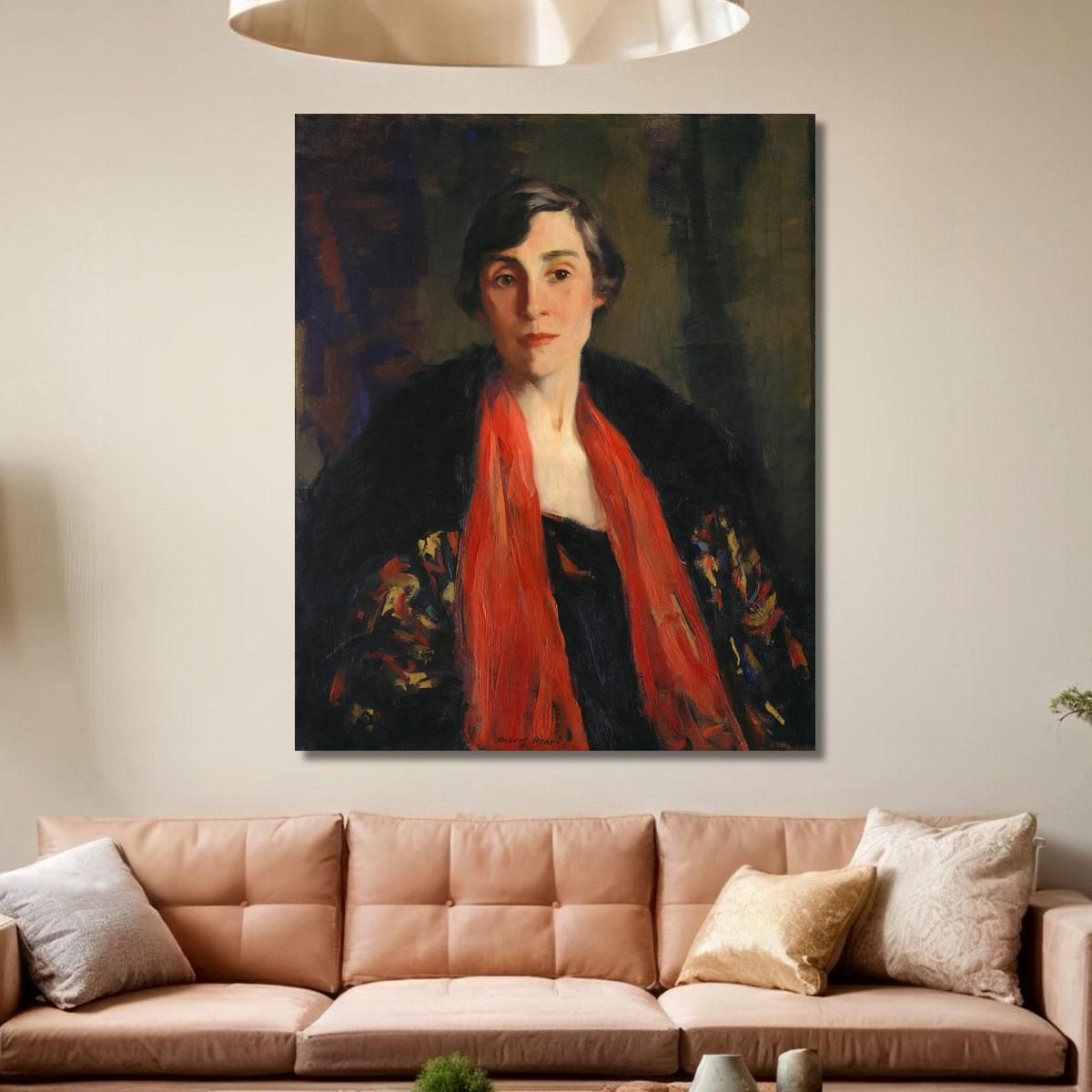 Mary Fanton Roberts Robert Henri rhn43 canvas print 