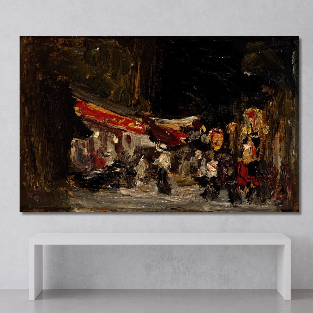 Night On Boardwalk Robert Henri rhn49 canvas print 