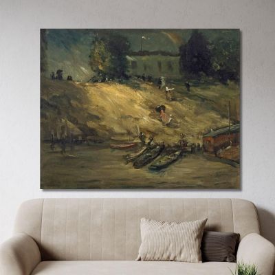 Sudden Shower Robert Henri rhn64 canvas print 